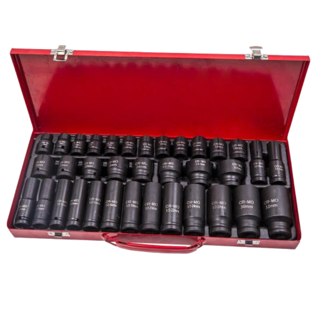 deep impact socket set 35pce tool kit