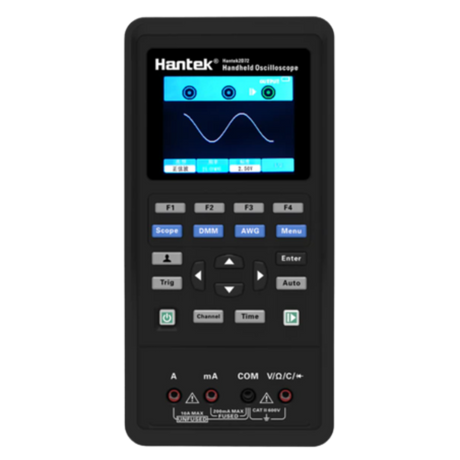 Hantek Digital Oscilloscope + Waveform Generator + Multimeter 2 Channels 70mhz LCD Display