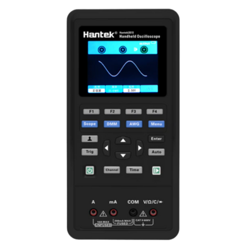 Hantek Digital Oscilloscope + Waveform Generator + Multimeter 2 Channels 70mhz LCD Display