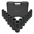 NDI  8-36mm Metric 1/2" Drive Deep Impact Socket Set 19PC
