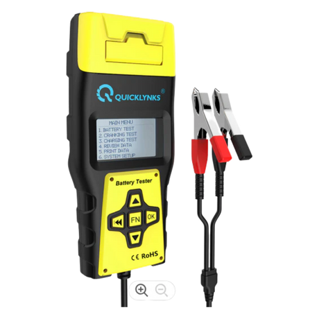 Quicklynks 12/24V Battery Load Tester With Printer 100-2000CCA