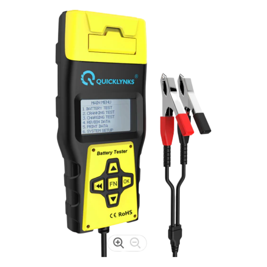 Quicklynks 12/24V Battery Load Tester With Printer 100-2000CCA