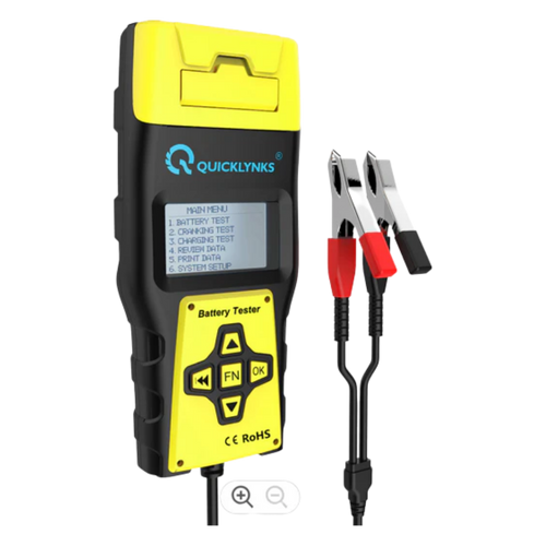Quicklynks 12/24V Battery Load Tester With Printer 100-2000CCA