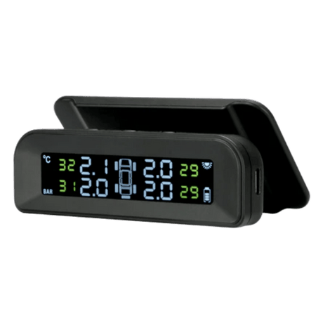 Solar Powered Tyre Pressure Monitoring System - Car TPMS