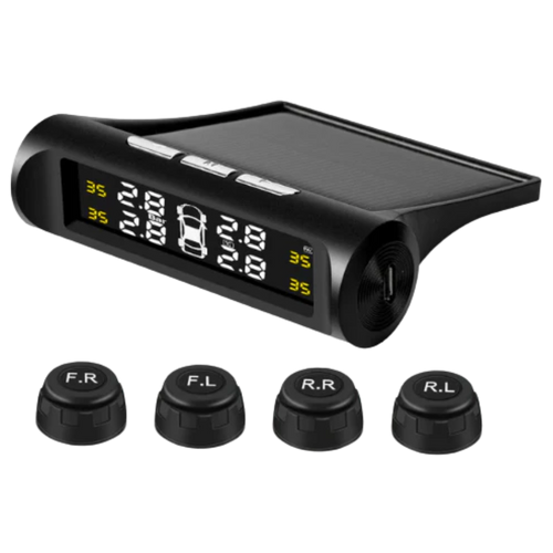 Solar Powered Tyre Pressure Monitoring System - Car + 4WD TPMS