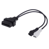 Audi VW VAG OBD1 2-Pin to OBD2 16-Pin Adapter Cable
