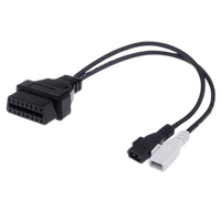 Audi VW VAG OBD1 2-Pin to OBD2 16-Pin Adapter Cable