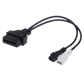 Audi VW VAG OBD1 2-Pin to OBD2 16-Pin Adapter Cable